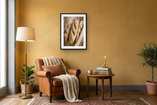 Franse baguettes poster in de leeshoek