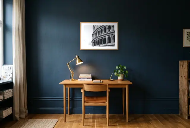 Colosseum Rome bogen poster boven het bureau