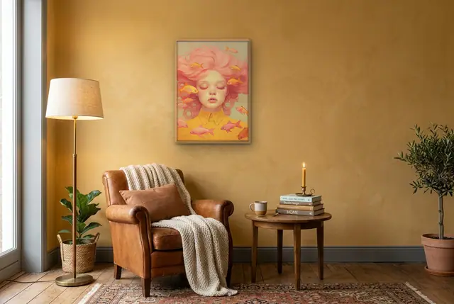 Oceaan van rust poster in de leeshoek