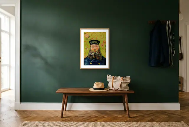Postbode Joseph Roulin poster in de hal