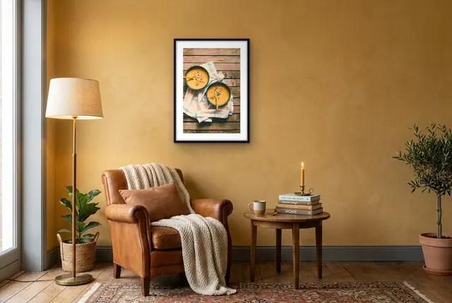 Kommen soep poster in de leeshoek