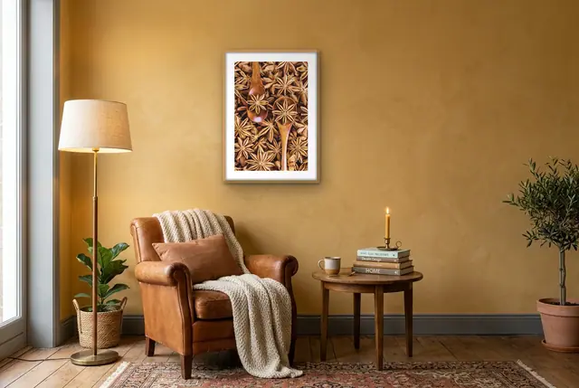 Steranijs poster in de leeshoek